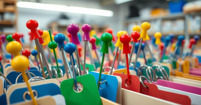 Como Usar Pino Plástico para Fixar Etiquetas de Forma Eficiente